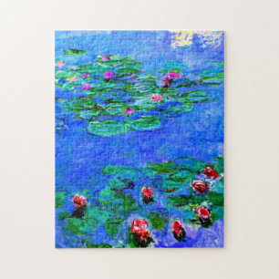 Quebra-cabeça Monet - Lírios de Água (vermelho)