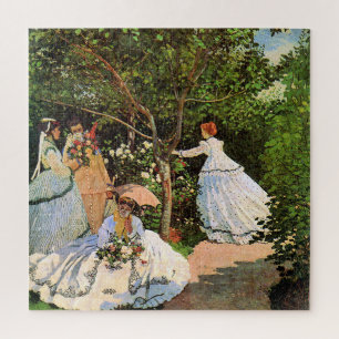 Quebra-cabeça Monet - Mulheres no Jardim