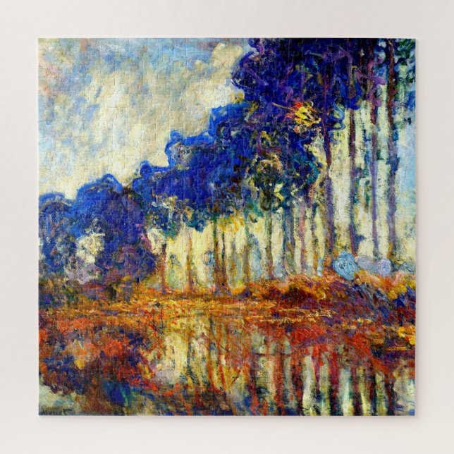 Quebra-cabeça Monet - Os Choupos no Outono (Vertical)