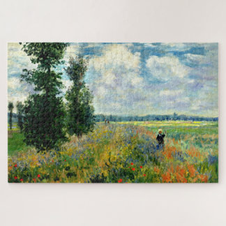 Quebra-cabeça Monet - Poppy Field, Argenteuil