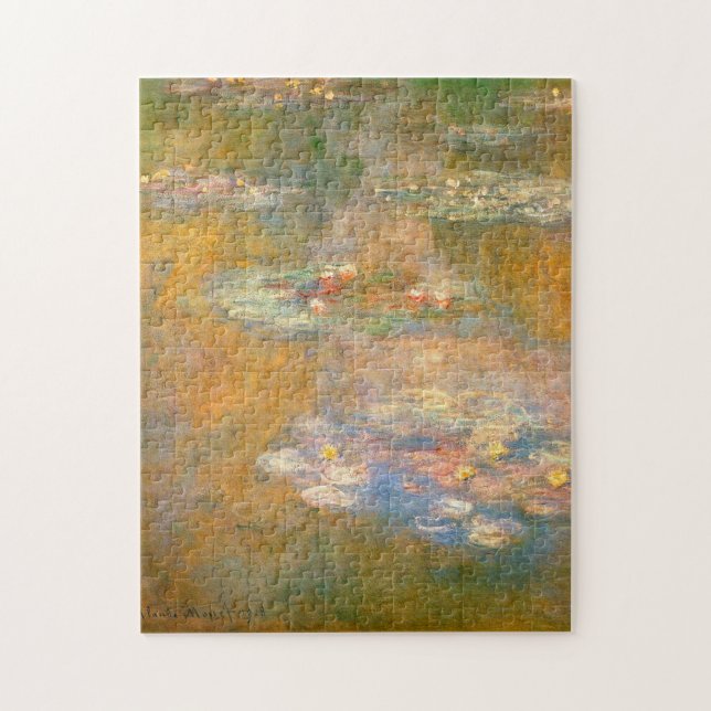 Quebra-cabeça Monet Water Lily 1908 Fine Art (Vertical)