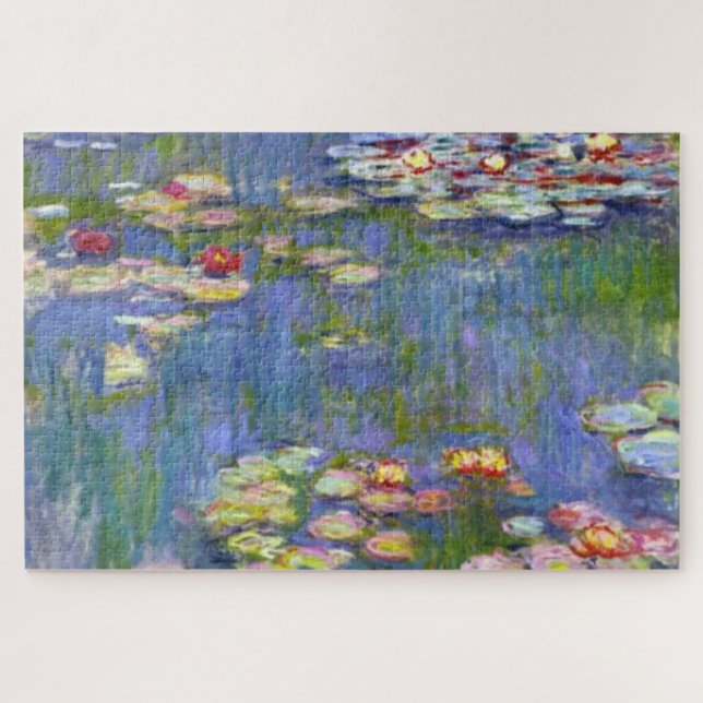 Quebra-cabeça Monet Water Lily 1916 Pintura a óleo (Horizontal)
