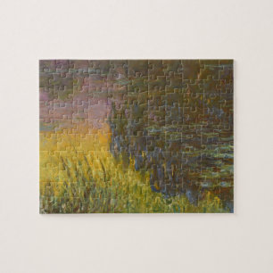Quebra-cabeça Monet Water Lily Definindo Arte Única