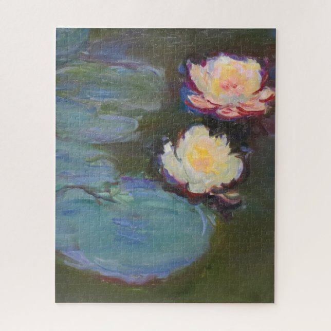 Quebra-cabeça Monet Water Lily Lily Pond Waterlily Painting (Vertical)