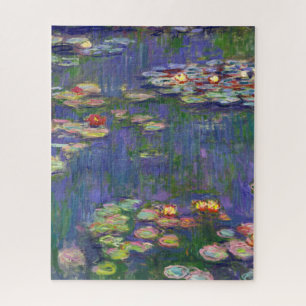 Quebra-cabeça Monet Water Lily - Pintura de plataforma