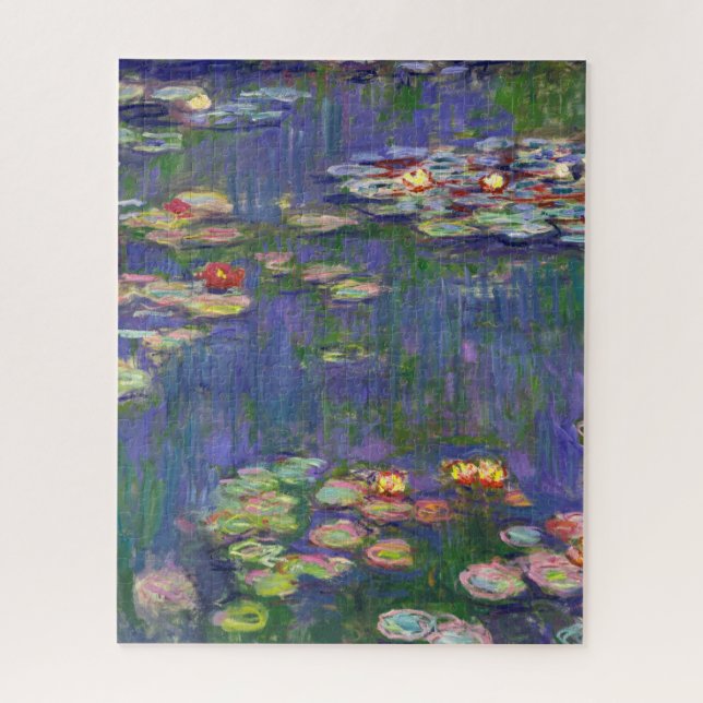 Quebra-cabeça Monet Water Lily - Pintura de plataforma (Vertical)