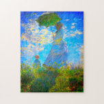 Quebra-cabeça Monet Woman com Parasol<br><div class="desc">Quebra-cabeça de Jigserra,  com a esposa de Claude Monet,  Camille,  segurando um parasol,  e o seu filho,  Jean,  a caminhar num campo verde vibrante a ser soprado pelo vento num dia de Verão. Um presente de Monet excelente para fãs do impressionismo e da arte francesa.</div>