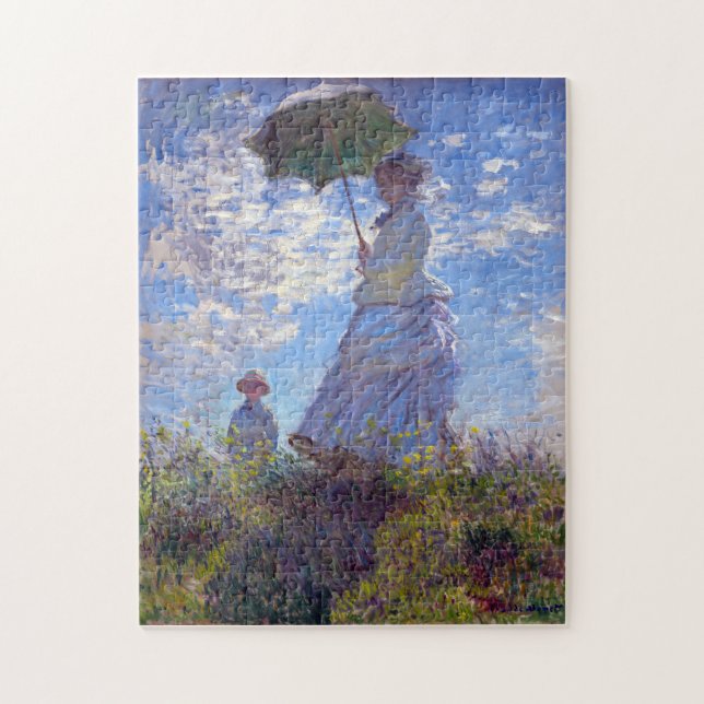 Quebra-cabeça Monet Woman com Parasol Fine Art (Vertical)