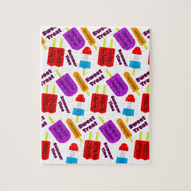 Quebra-cabeça Monograma de Bar de Sumo Congelado (Vertical)