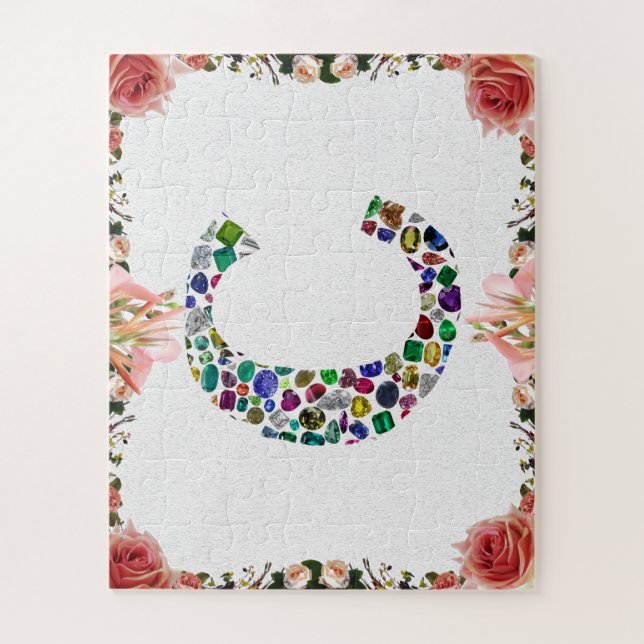 Quebra-cabeça Monograma inicial - Letra C Trendência (Vertical)