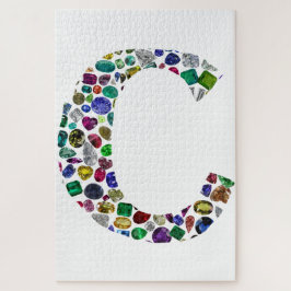 Quebra-cabeça Monograma inicial - Letra C Trendência