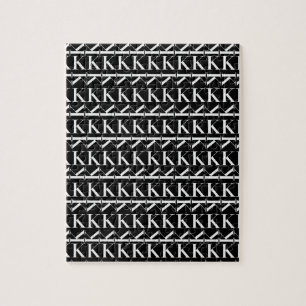 Quebra-cabeça Monograma - Letra inicial K