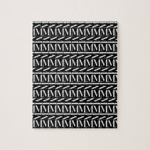 Quebra-cabeça Monograma - Letra Inicial M