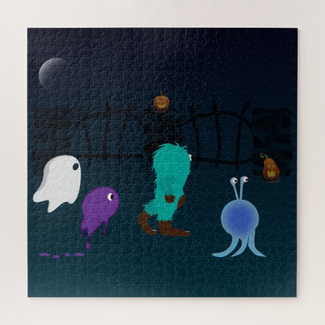 Quebra-cabeça "Monster Walk" desafio de puzzle (Horizontal)