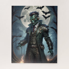 Quebra-cabeça Monstro de Frankenstein Steampunk do Halloween