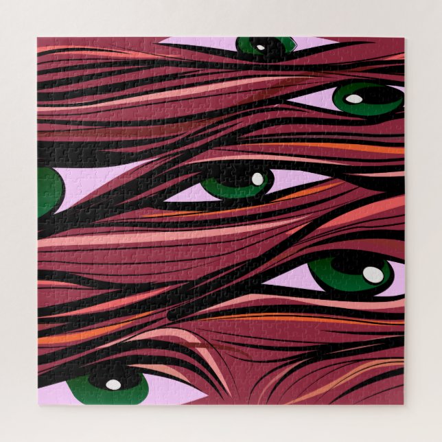 Quebra-cabeça Monstro de Olhos (Vertical)