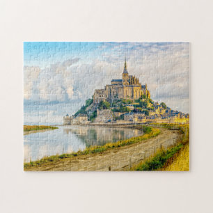 Quebra-cabeça Mont-Saint-Michel, Normandia, França