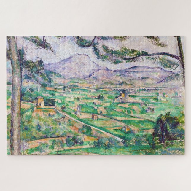 Quebra-cabeça Mont Sainte-Victoire, Paul Cezanne (Horizontal)
