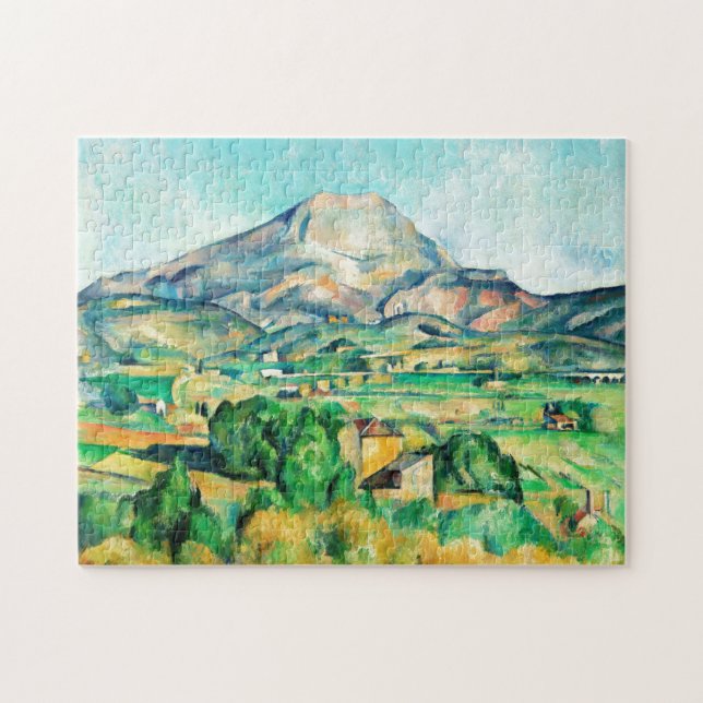 Quebra-cabeça Mont Sainte-Victoire por Paul Cezanne (Horizontal)