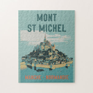 Quebra-cabeça Mont Santo Michel - França