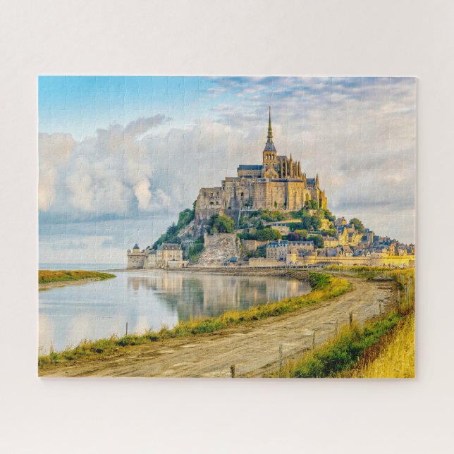 Quebra-cabeça Mont-Santo-Michel, Normandia, França (Horizontal)