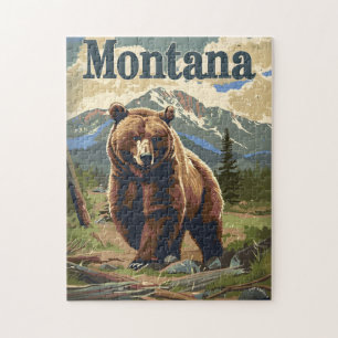 Quebra-cabeça Montana Brown Bear