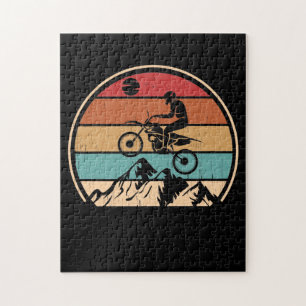 Quebra-cabeça Montanha Bike Vintage MTB Descida ciclismo