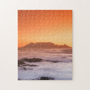 Quebra-cabeça Montanha da Mesa ao Pôr do Sol, Bloubergstrand