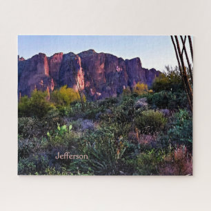 Quebra-cabeça Montanha De Superstição Do Deserto De Arizona Em