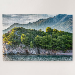 Quebra-cabeça Montanha e paisagem marítima do Montenegro