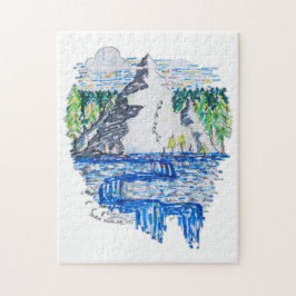 Quebra-cabeça Montanha fresca