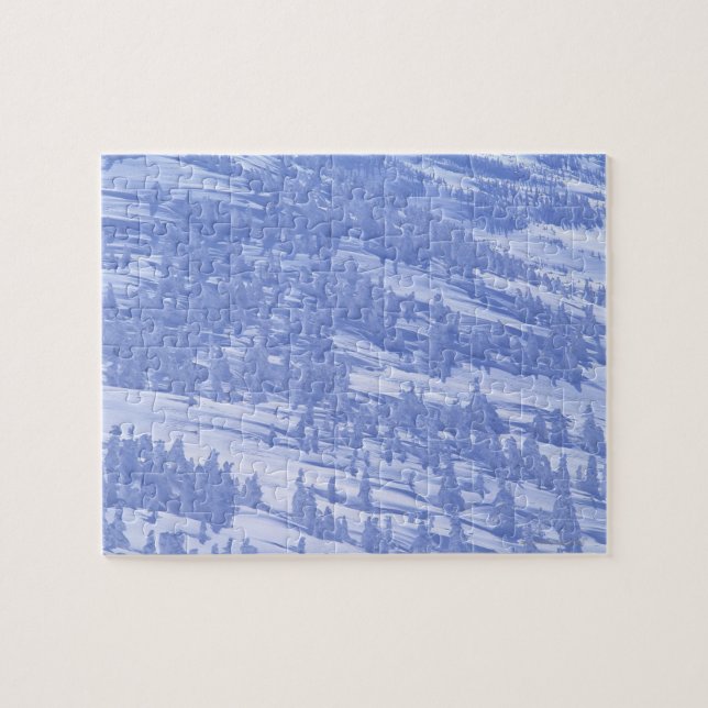 Quebra-cabeça Montanha nevado (Horizontal)