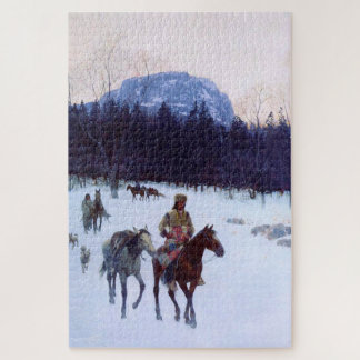 Quebra-cabeça Montanha Obsidiana em Yellowstone Henry Farny