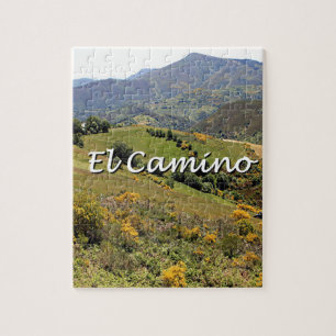 Quebra-cabeça Montanhas ao longo do EL Camino, espanha