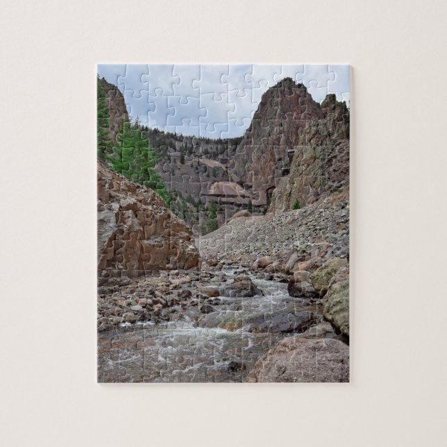 Quebra-cabeça Montanhas de Creede, Colorado - 8x10 polegadas (Vertical)