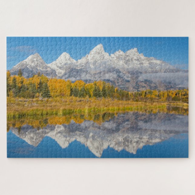 Quebra-cabeça Montanhas Grand Teton Wyoming (Horizontal)