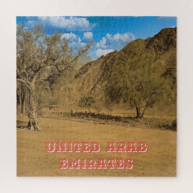 Quebra-cabeça Montanhas Hajar dos EAU (Vertical)