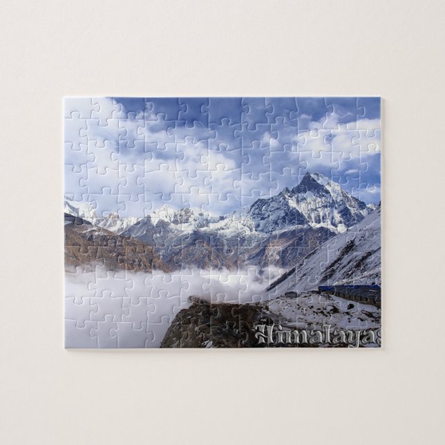 Quebra-cabeça Montanhas Himalaias Gargas - Pico Everest (Horizontal)