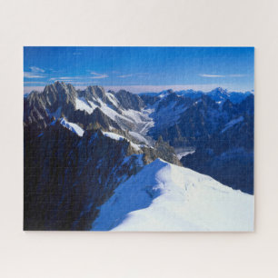 Quebra-cabeça Montanhas Mont Blanc, Alpes europeus