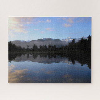 Quebra-cabeça Montanhas Refletidas Sobre O Lago Matheson, Nova Z