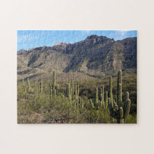 Quebra-cabeça Montanhas Saguaro Cactus e Catalina, Tucson AZ