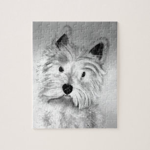 Quebra-cabeça Montanhas Terrier branco ocidentais