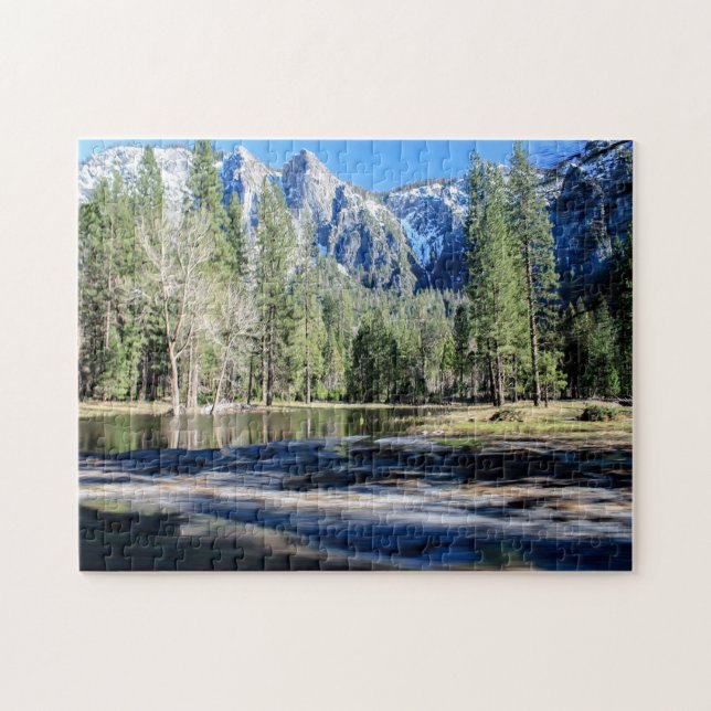 Quebra-cabeça Montanhas Yosemite Nevada. (Horizontal)