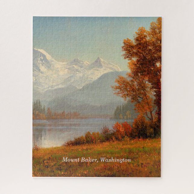 Quebra-cabeça Monte Baker, Washington, arte fina, (Vertical)