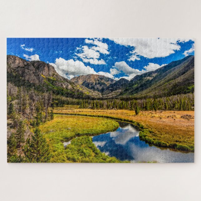 Quebra-cabeça Monte Craig no Parque Nacional da Montanha Rocky,  (Horizontal)