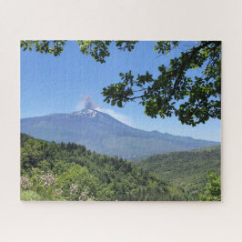 Quebra-cabeça Monte Etna Erupts