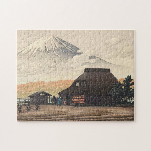 Quebra-cabeça Monte Fuji de Narusawa Hasui Kawase shin hanga art (Horizontal)