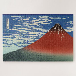 Quebra-cabeça Monte Fuji em tempo limpo (Red Fuji) (Hokusai)