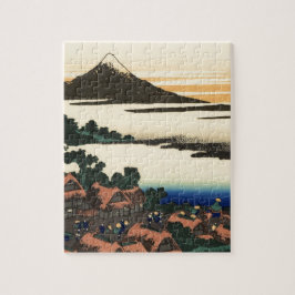 Quebra-cabeça Monte Fuji Japão Sunset