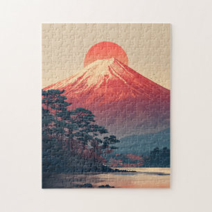 Quebra-cabeça Monte Fuji vintage